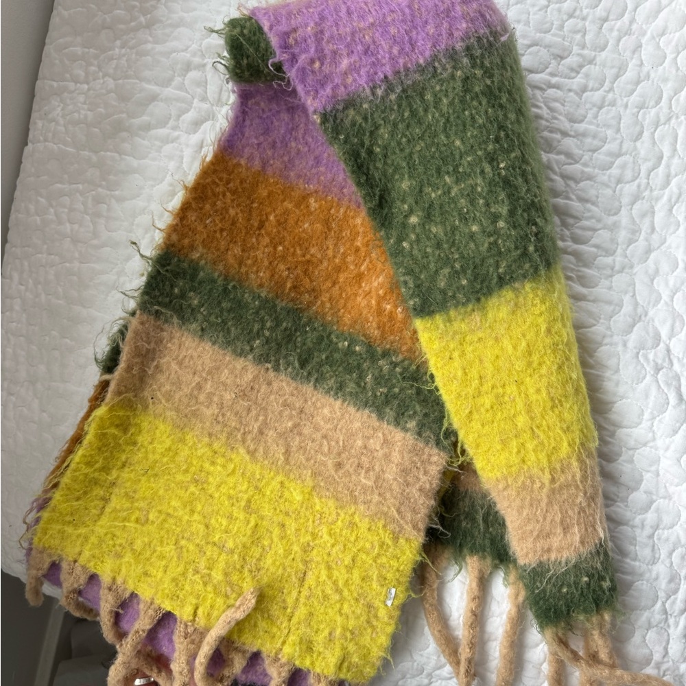 Urban Outfitters Multicolor Striped Scarf